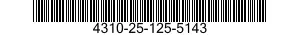 4310-25-125-5143  4310251255143 251255143