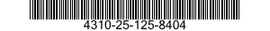 4310-25-125-8404 COMPRESSION RING HP 4310251258404 251258404