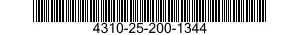 4310-25-200-1344 NOEKKEL,SPESIAL 4310252001344 252001344