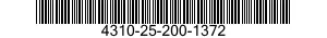 4310-25-200-1372 COMPRESSOR,PISTON RING 4310252001372 252001372