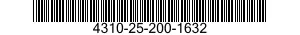 4310-25-200-1632  4310252001632 252001632