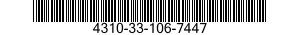 4310-33-106-7447 PISTON,COMPRESSOR 4310331067447 331067447