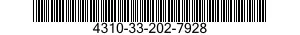 4310-33-202-7928 RING,PISTON 4310332027928 332027928