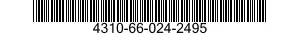 4310-66-024-2495 VALVE,FLAPPER 4310660242495 660242495