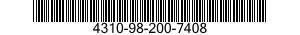 4310-98-200-7408  4310982007408 982007408