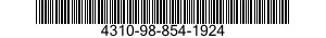 4310-98-854-1924 COMPRESSOR,RECIPROC 4310988541924 988541924