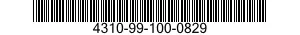 4310-99-100-0829 RING,PISTON 4310991000829 991000829