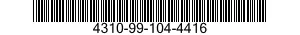 4310-99-104-4416 RING,PISTON 4310991044416 991044416