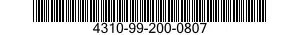 4310-99-200-0807  4310992000807 992000807