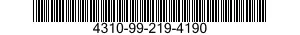 4310-99-219-4190 SPARES KIT,PUMP STA 4310992194190 992194190