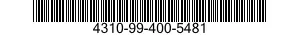 4310-99-400-5481  4310994005481 994005481