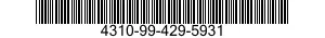 4310-99-429-5931 PARTS KIT,COMPRESSOR 4310994295931 994295931