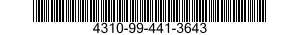 4310-99-441-3643  4310994413643 994413643
