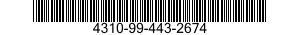 4310-99-443-2674  4310994432674 994432674