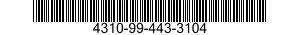 4310-99-443-3104  4310994433104 994433104