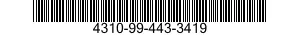 4310-99-443-3419  4310994433419 994433419