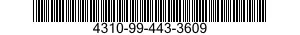 4310-99-443-3609  4310994433609 994433609