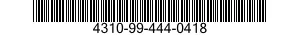 4310-99-444-0418  4310994440418 994440418