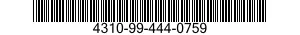 4310-99-444-0759  4310994440759 994440759