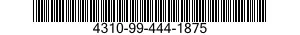 4310-99-444-1875  4310994441875 994441875