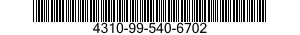 4310-99-540-6702  4310995406702 995406702