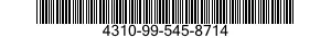 4310-99-545-8714  4310995458714 995458714