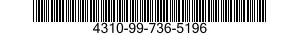 4310-99-736-5196 PANEL LIGHT ASSEMBL 4310997365196 997365196
