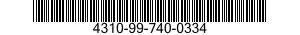 4310-99-740-0334  4310997400334 997400334