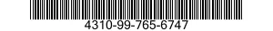 4310-99-765-6747  4310997656747 997656747