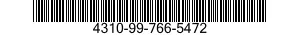 4310-99-766-5472  4310997665472 997665472