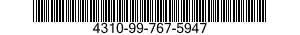 4310-99-767-5947  4310997675947 997675947