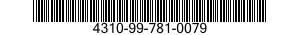 4310-99-781-0079 PISTON ASSEMBLY 4310997810079 997810079