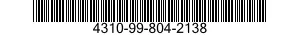 4310-99-804-2138  4310998042138 998042138