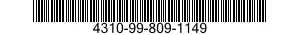 4310-99-809-1149  4310998091149 998091149