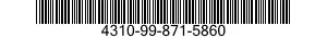 4310-99-871-5860 PARTS KIT,COMPRESSOR 4310998715860 998715860