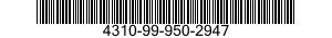 4310-99-950-2947 FILTER ELEMENT,INTAKE AIR CLEANER 4310999502947 999502947