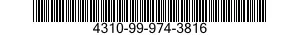 4310-99-974-3816 COMPRESSOR,RECIPROCATING 4310999743816 999743816