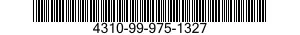 4310-99-975-1327 SNORKEL ASSEMBLY 4310999751327 999751327