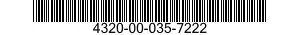 4320-00-035-7222  4320000357222 000357222