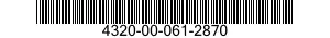 4320-00-061-2870  4320000612870 000612870