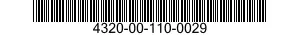 4320-00-110-0029  4320001100029 001100029
