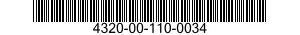 4320-00-110-0034  4320001100034 001100034