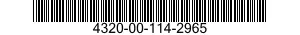 4320-00-114-2965  4320001142965 001142965