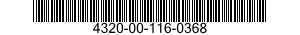 4320-00-116-0368 PUMP,HYDRAULIC 4320001160368 001160368