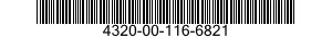 4320-00-116-6821  4320001166821 001166821