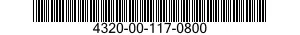 4320-00-117-0800  4320001170800 001170800