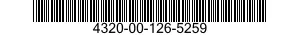 4320-00-126-5259  4320001265259 001265259
