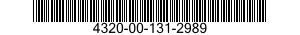 4320-00-131-2989  4320001312989 001312989