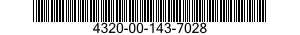 4320-00-143-7028  4320001437028 001437028