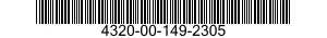 4320-00-149-2305  4320001492305 001492305